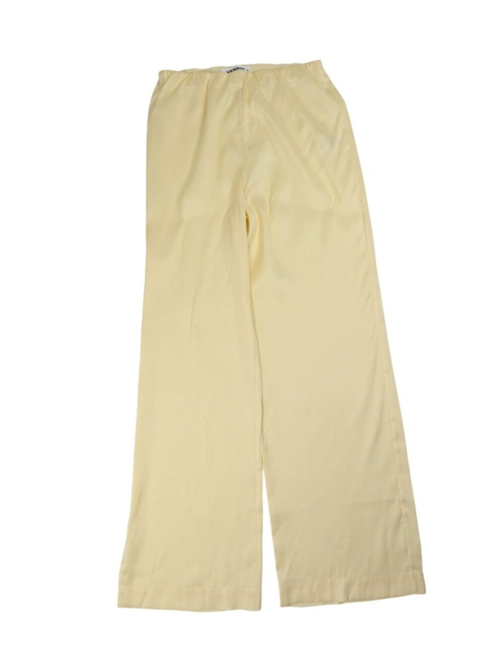 Venroy Silk Slub Relaxed Pant in Buttercream